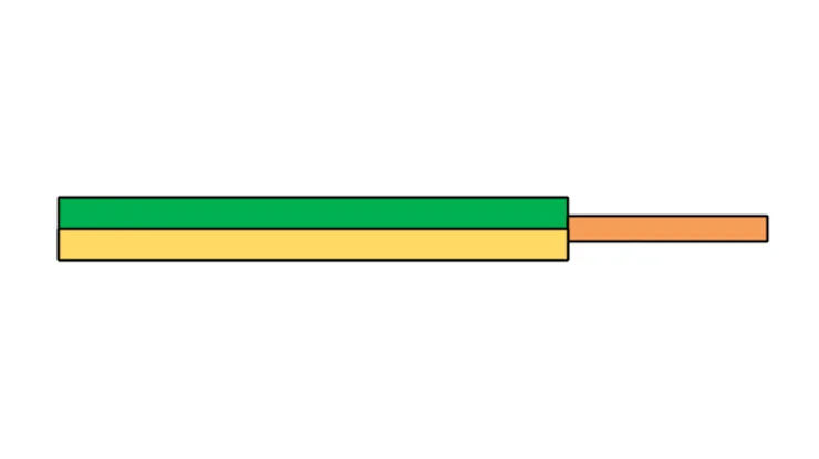 Kabel Warna Hijau Kuning